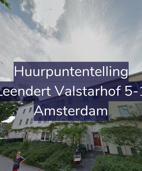 Foto gevel Huurpuntentelling voor Leendert Valstarhof 5-1, Amsterdam