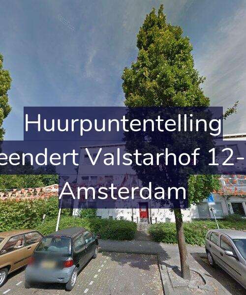 Foto gevel Huurpuntentelling voor Leendert Valstarhof 12-H, Amsterdam