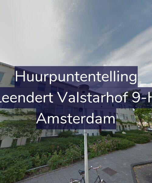 Foto gevel Huurpuntentelling voor Leendert Valstarhof 9-H, Amsterdam