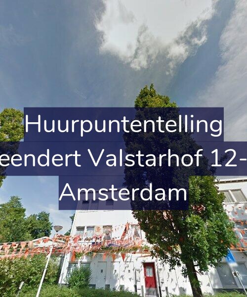 Foto gevel Huurpuntentelling voor Leendert Valstarhof 12-2, Amsterdam