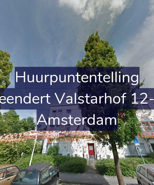 Foto gevel Huurpuntentelling voor Leendert Valstarhof 12-1, Amsterdam