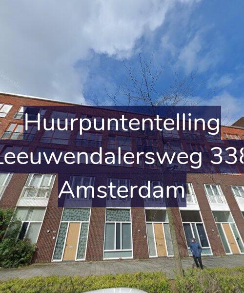 Foto gevel Huurpuntentelling voor Leeuwendalersweg 338, Amsterdam