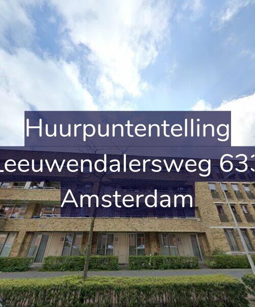 Foto gevel Huurpuntentelling voor Leeuwendalersweg 633, Amsterdam
