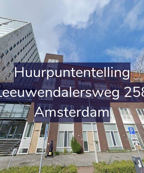 Foto gevel Huurpuntentelling voor Leeuwendalersweg 258, Amsterdam