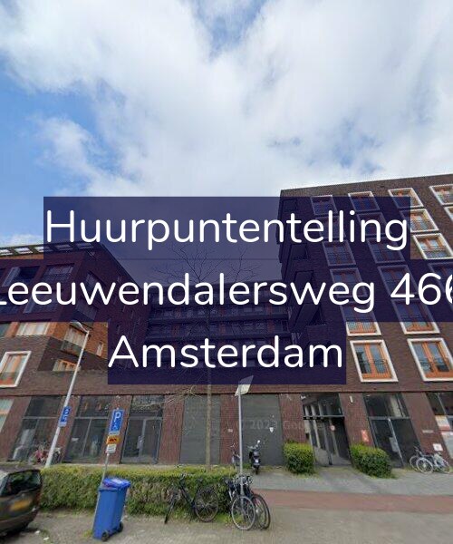 Foto gevel Huurpuntentelling voor Leeuwendalersweg 466, Amsterdam