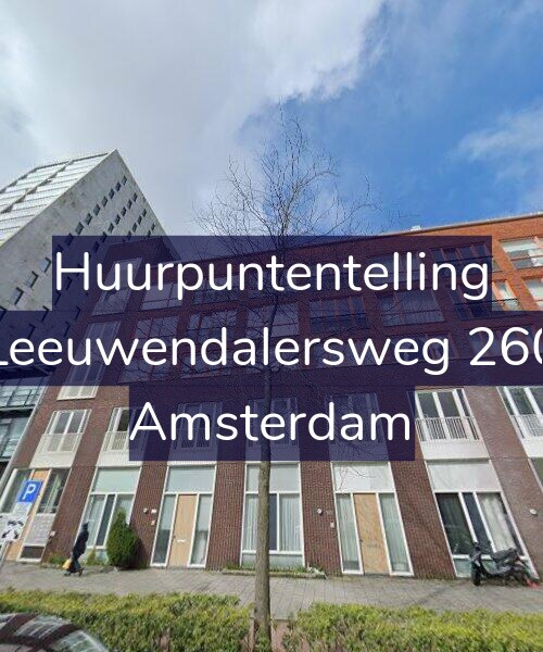Foto gevel Huurpuntentelling voor Leeuwendalersweg 260, Amsterdam
