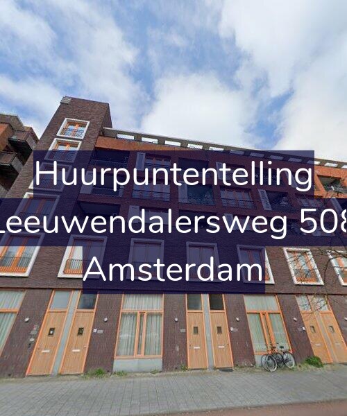Foto gevel Huurpuntentelling voor Leeuwendalersweg 508, Amsterdam