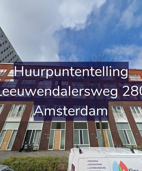 Foto gevel Huurpuntentelling voor Leeuwendalersweg 280, Amsterdam