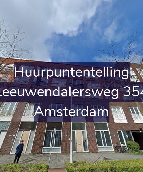 Foto gevel Huurpuntentelling voor Leeuwendalersweg 354, Amsterdam