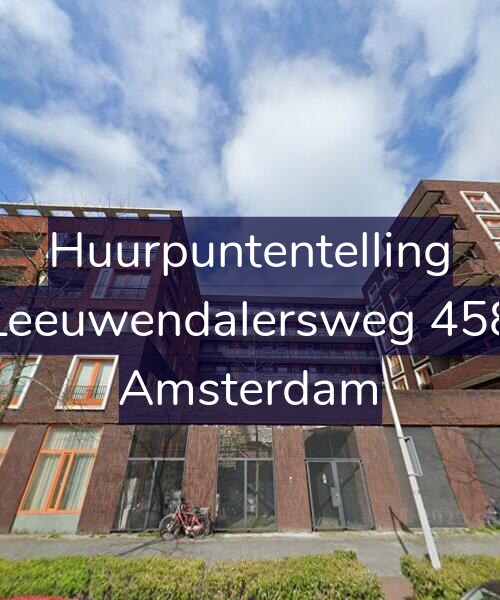 Foto gevel Huurpuntentelling voor Leeuwendalersweg 458, Amsterdam