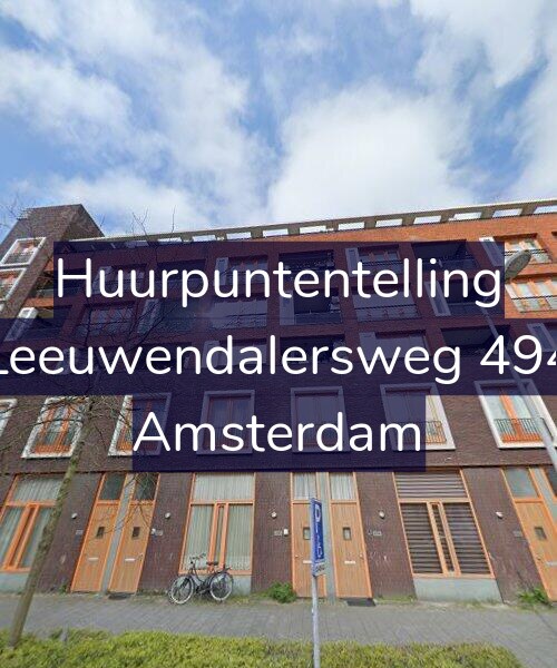 Foto gevel Huurpuntentelling voor Leeuwendalersweg 494, Amsterdam