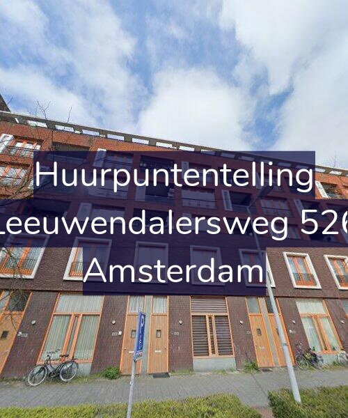 Foto gevel Huurpuntentelling voor Leeuwendalersweg 526, Amsterdam