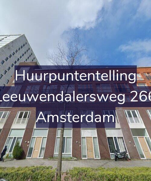 Foto gevel Huurpuntentelling voor Leeuwendalersweg 266, Amsterdam