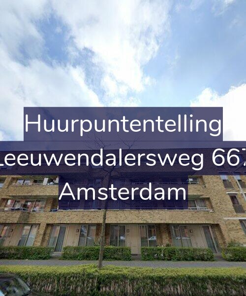 Foto gevel Huurpuntentelling voor Leeuwendalersweg 667, Amsterdam
