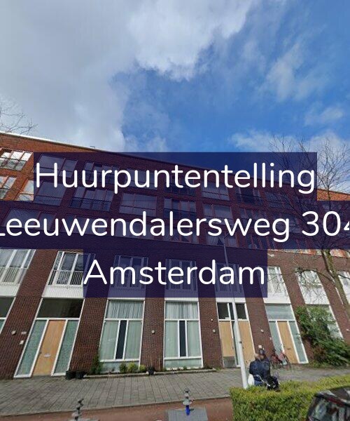 Foto gevel Huurpuntentelling voor Leeuwendalersweg 304, Amsterdam