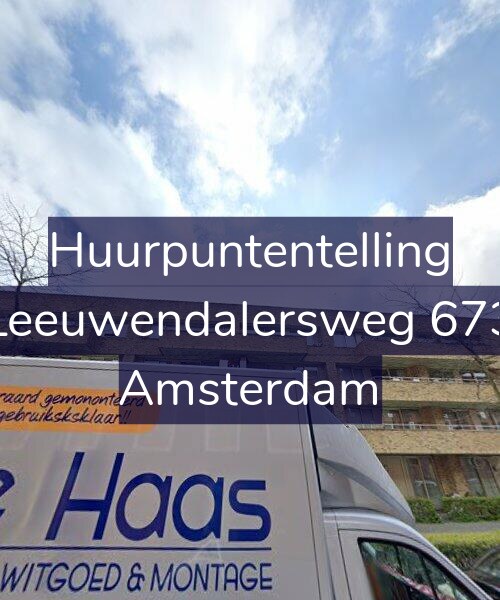 Foto gevel Huurpuntentelling voor Leeuwendalersweg 673, Amsterdam