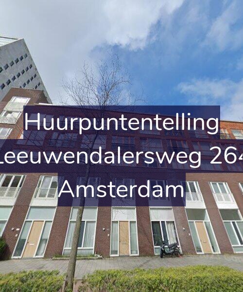 Foto gevel Huurpuntentelling voor Leeuwendalersweg 264, Amsterdam