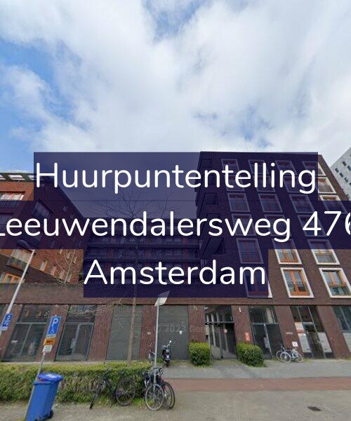 Foto gevel Huurpuntentelling voor Leeuwendalersweg 476, Amsterdam