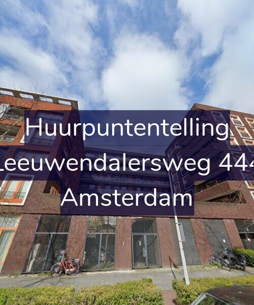Foto gevel Huurpuntentelling voor Leeuwendalersweg 444, Amsterdam