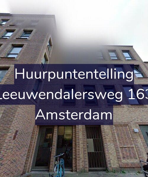 Foto gevel Huurpuntentelling voor Leeuwendalersweg 163, Amsterdam