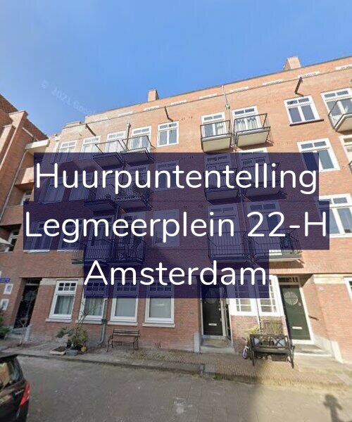 Foto gevel Huurpuntentelling voor Legmeerplein 22-H, Amsterdam