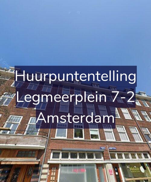 Foto gevel Huurpuntentelling voor Legmeerplein 7-2, Amsterdam