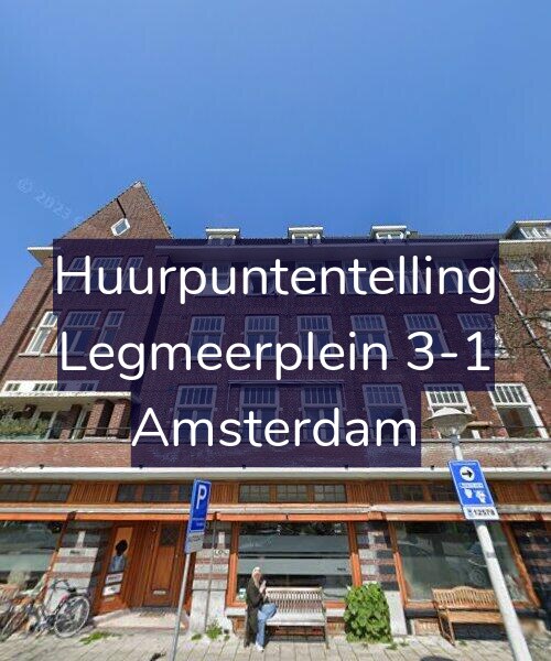 Foto gevel Huurpuntentelling voor Legmeerplein 3-1, Amsterdam
