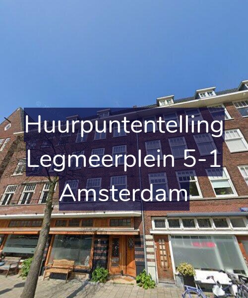 Foto gevel Huurpuntentelling voor Legmeerplein 5-1, Amsterdam
