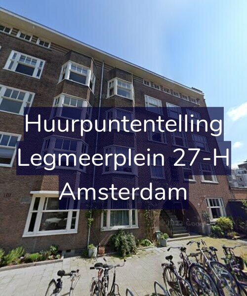 Foto gevel Huurpuntentelling voor Legmeerplein 27-H, Amsterdam
