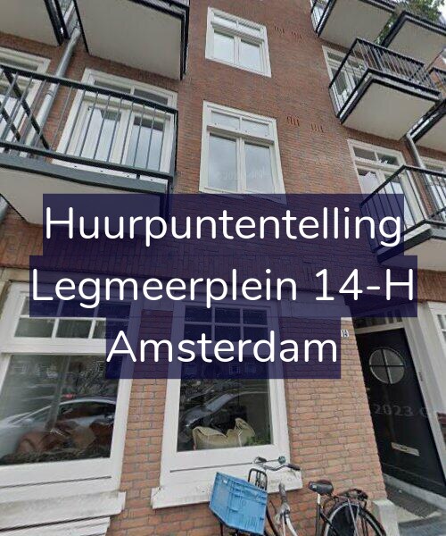 Foto gevel Huurpuntentelling voor Legmeerplein 14-H, Amsterdam