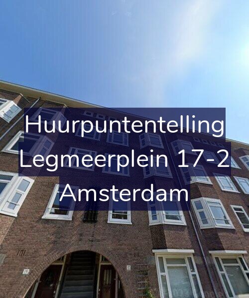 Foto gevel Huurpuntentelling voor Legmeerplein 17-2, Amsterdam