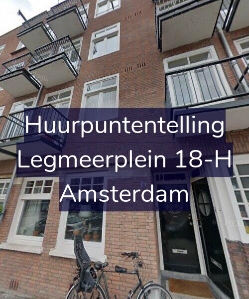Foto gevel Huurpuntentelling voor Legmeerplein 18-H, Amsterdam