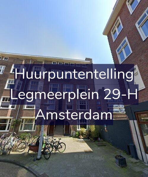 Foto gevel Huurpuntentelling voor Legmeerplein 29-H, Amsterdam