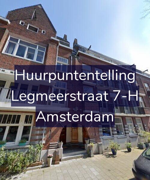 Foto gevel Huurpuntentelling voor Legmeerstraat 7-H, Amsterdam