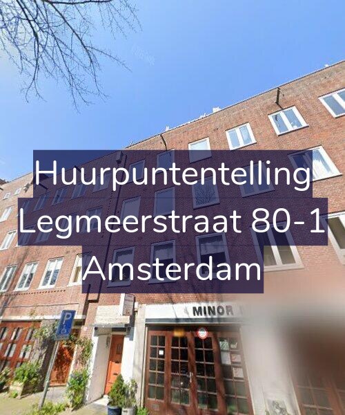 Foto gevel Huurpuntentelling voor Legmeerstraat 80-1, Amsterdam