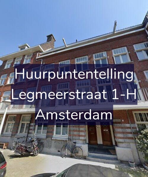 Foto gevel Huurpuntentelling voor Legmeerstraat 1-H, Amsterdam