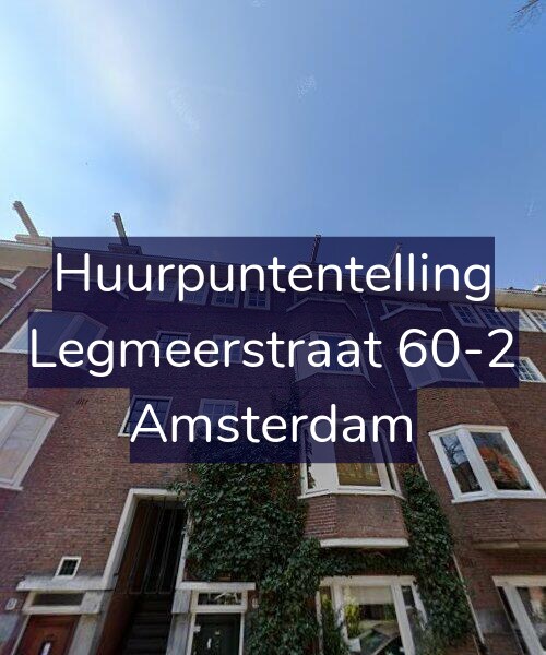 Foto gevel Huurpuntentelling voor Legmeerstraat 60-2, Amsterdam