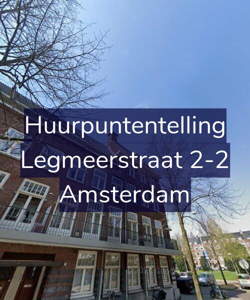 Foto gevel Huurpuntentelling voor Legmeerstraat 2-2, Amsterdam