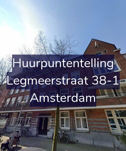 Foto gevel Huurpuntentelling voor Legmeerstraat 38-1, Amsterdam