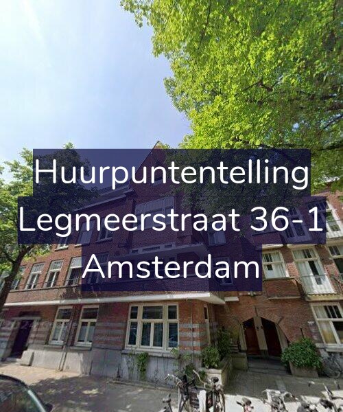 Foto gevel Huurpuntentelling voor Legmeerstraat 36-1, Amsterdam