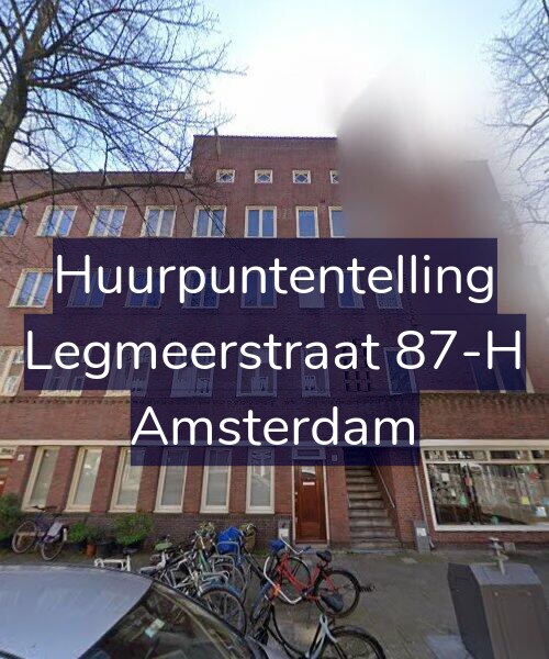 Foto gevel Huurpuntentelling voor Legmeerstraat 87-H, Amsterdam