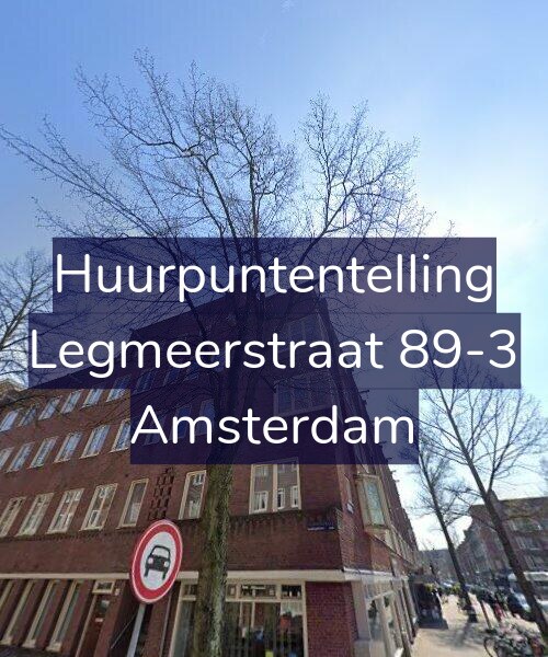 Foto gevel Huurpuntentelling voor Legmeerstraat 89-3, Amsterdam