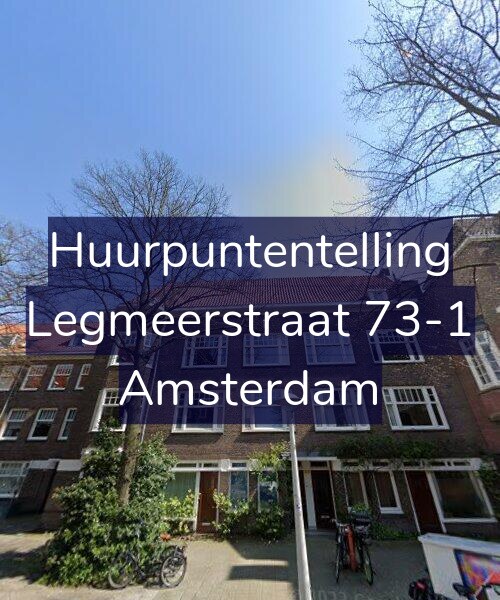 Foto gevel Huurpuntentelling voor Legmeerstraat 73-1, Amsterdam