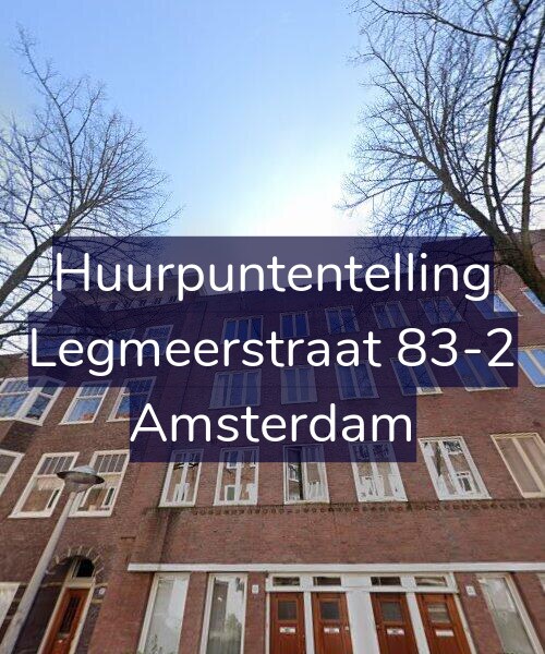 Foto gevel Huurpuntentelling voor Legmeerstraat 83-2, Amsterdam