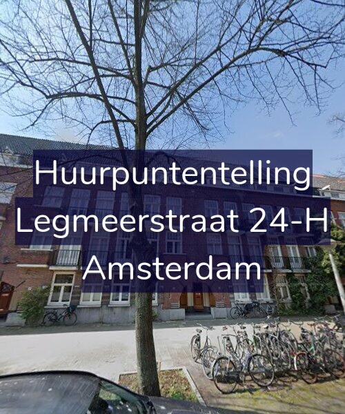 Foto gevel Huurpuntentelling voor Legmeerstraat 24-H, Amsterdam