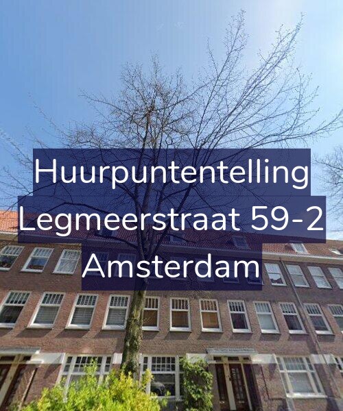 Foto gevel Huurpuntentelling voor Legmeerstraat 59-2, Amsterdam