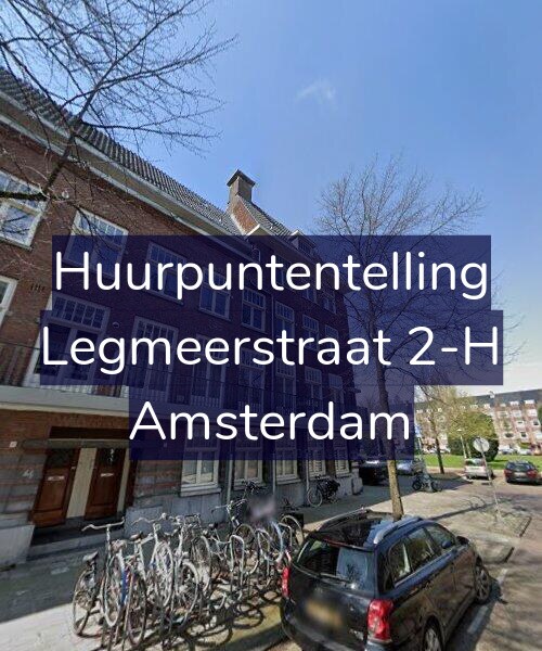Foto gevel Huurpuntentelling voor Legmeerstraat 2-H, Amsterdam