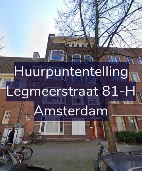 Foto gevel Huurpuntentelling voor Legmeerstraat 81-H, Amsterdam