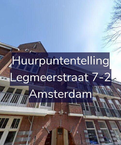 Foto gevel Huurpuntentelling voor Legmeerstraat 7-2, Amsterdam