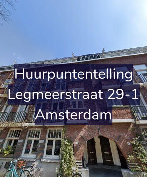 Foto gevel Huurpuntentelling voor Legmeerstraat 29-1, Amsterdam